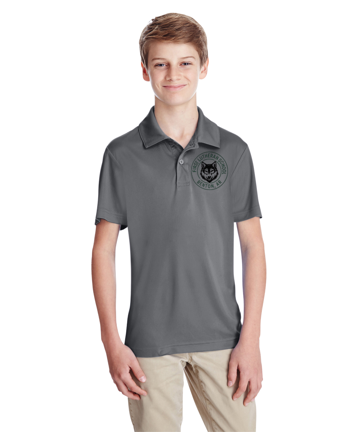 Kids Gray polo